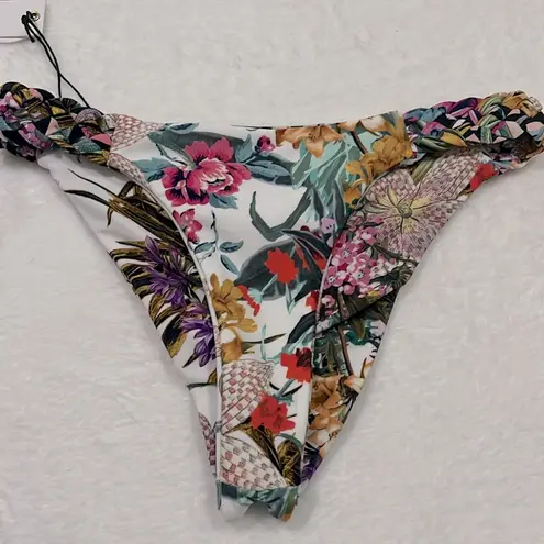 Christian LaCroix Bikini Bottom Cheeky Thong Bathing Suit Swiminista Tropical