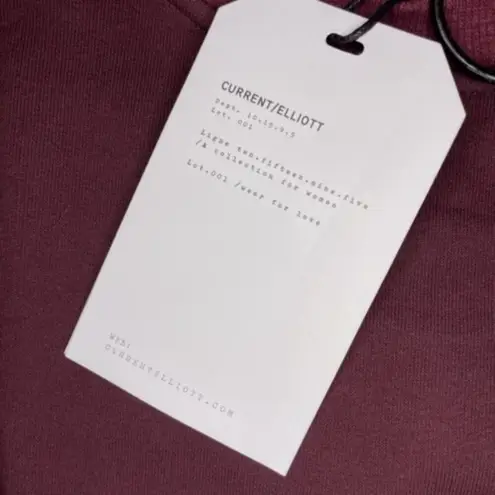 Current/Elliott Current Elliott surf jersey Burgundy  size 2