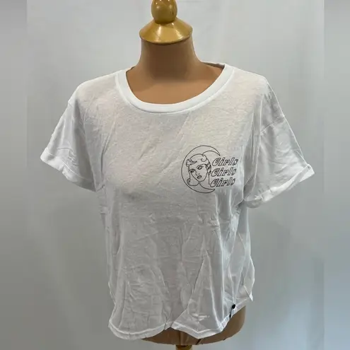 One Teaspoon  Girls Girls Girls Crop Short Sleeve T Shirt‎