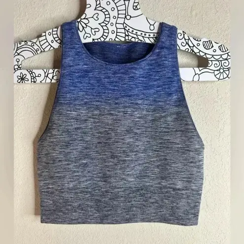 Lululemon  Balance & Resist Crop Tank Midnight Navy/White/Psychic