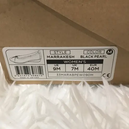 Revere Marrakesh Black Pearl Slip On Demi Wedge Size undefined