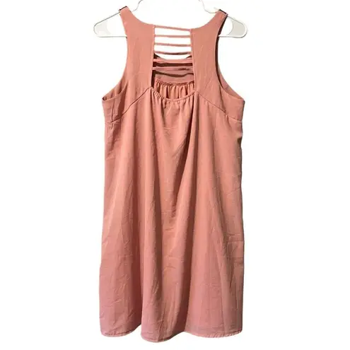 Exist Tank Tunic Top Sleeveless Size Medium Pink Aztec Lightweight Preppy Modern