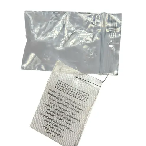 ROTATE Birger Christensen Black Puff Long Sleeve Belted Mini Dress Size 8