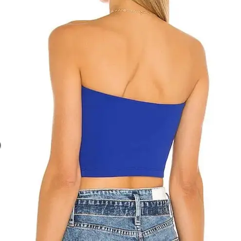 Susana Monaco Strapless Crop Top In Nocturnal