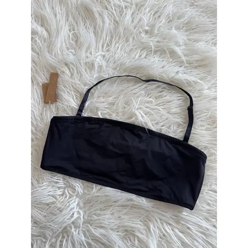 SKIMS Signature Swim Bandeau Bikini Top Onyx Size Medium