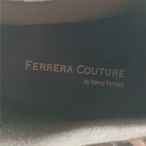 Ferrera Couture By Henry Ferrera Marsala Bling Chelsea Rain Boots Women 7 Black