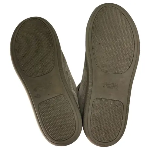 Johnston & Murphy Grey Suede Leather Faux Fur Trim Ankle Boots Women's Size 9