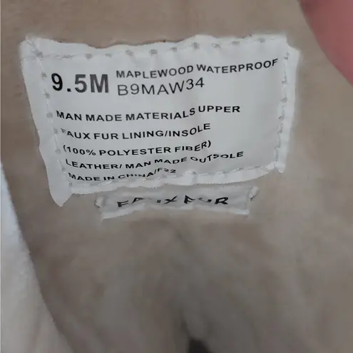 Jbu by Jambu Womens 9.5M Maplewood Waterproof Snow Duck Boots Brown Fur Winter