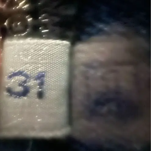 RARE VTG JC de Castlebajac 100% Cotton Blue Jean Rolled Raw Hem Shorts 90s