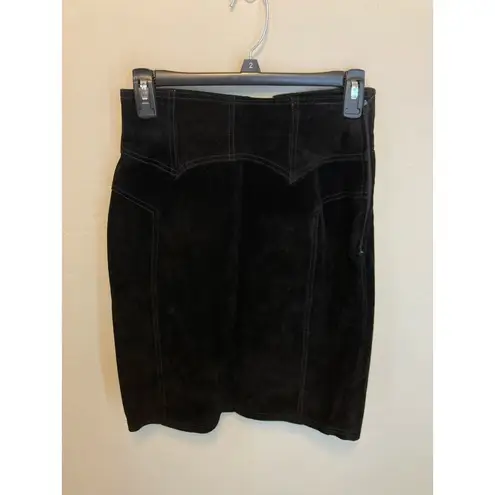 American Vintage Vintage/Y2K Now Next Genuine Leather High Waist Pencil Skirt Waist Size 26