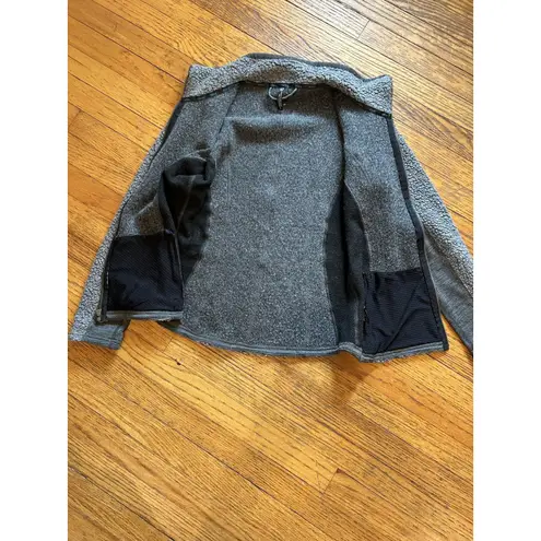 Kuhl Jacket Womens Small Gray Full Zip Fleece Sweater Warm Outdoors Hiking