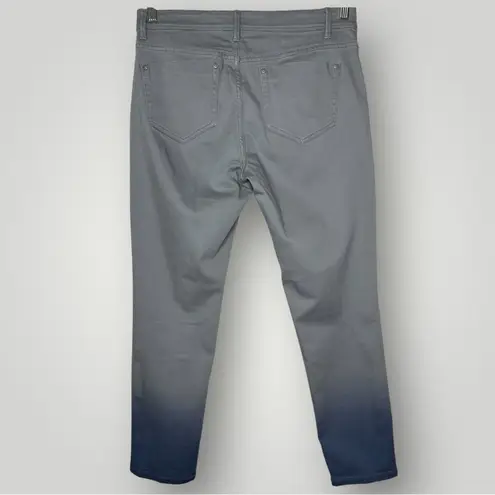 J. Jill Denim Women's Dip Dyed Ankle Jeans (940) Gray Size 8