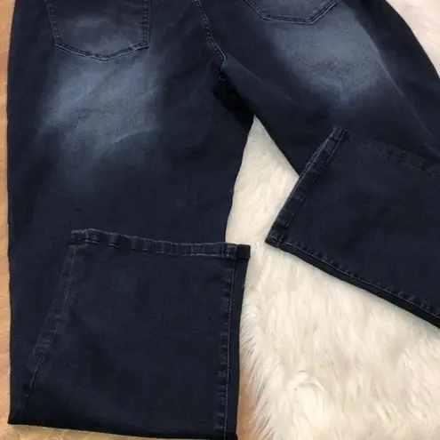 Tahari plus size waist 42 dark wash blue jeans