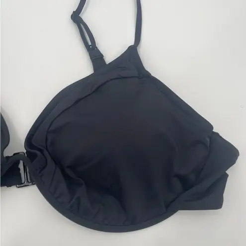 Good American NEW  Bikini Top Underwire Showoff Curve Swim Blk NWOT Plus Size 4XL