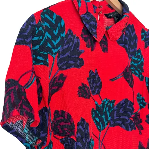 Marc by Marc Jacobs 8 Women’s Silk Floral Print Blouse Multicolor