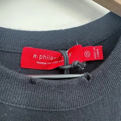 n:philanthropy NEW N: Philanthropy Charley Cut Out Mini Dress Sleeveless Black Women's XS