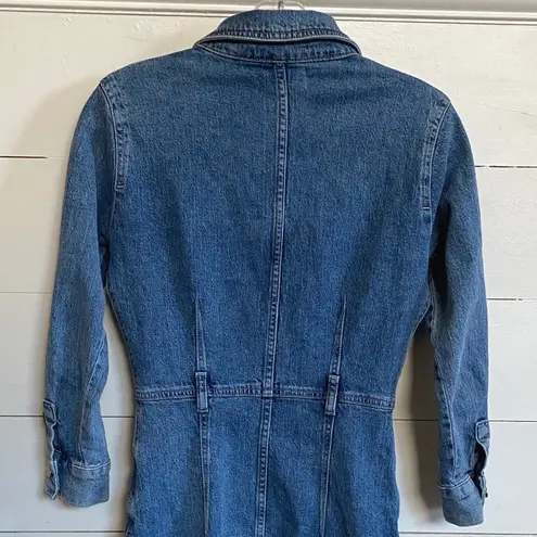 DL1961 Esme Denim Shirt Dress Full Button Front Mini length - XS EUC