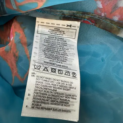 Ivy Park Adidas x Organza Jacket M Floral Print Hooded Long Coat Beyonce