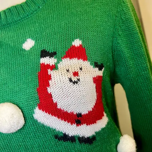 Carolyn Taylor Woman's Santa Christmas Sweater Size M