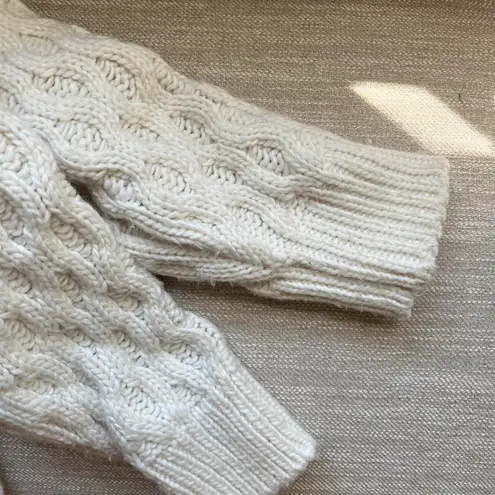 H&M Cream Cable Knit Turtleneck