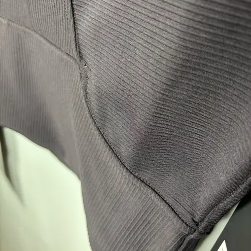 NWT Vortex Rib Academy Half Zip Jacket Black Small