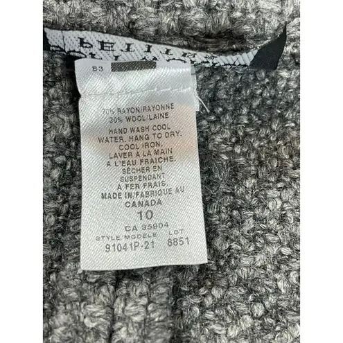 Soft Works Petites Gray Wool Blend Textured Short Blazer Women’s 10P NWT