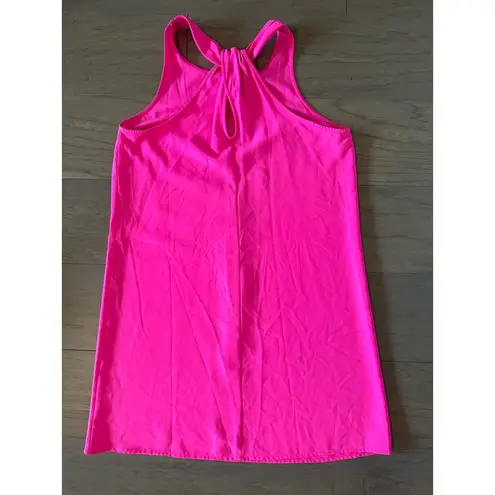 Skies Are Blue NWT Women Mini Dress Size M Bright Pink Sleeveless