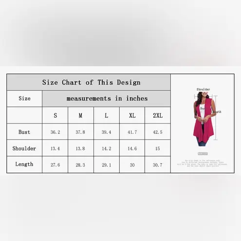 Urban Coco sleeveless, asymmetrical hem lightweight cardigan vest, size XXL, NWT