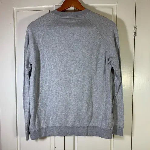 Peter Millar Women XL Gray Sweater Sweatshirt Cotton Silk Cashmere Quiet Luxury