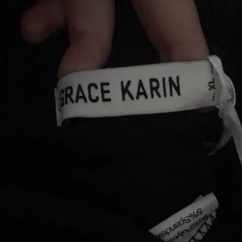 Grace Karin High Waist Cropped Pant