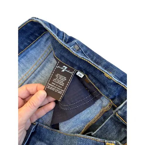 7 For All Mankind  Roll Up Short in Nouveau New York Dark Size 29 - Image 4