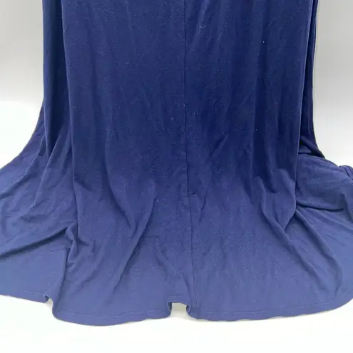 Olivia Sky  Jeweled Neck Swing Extra Long Tank Top in Navy blue Size 2X - Image 5