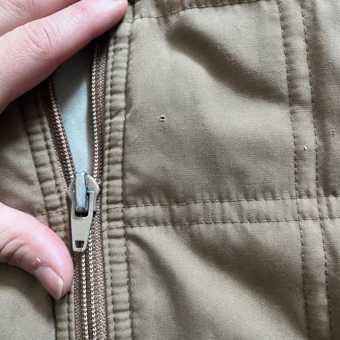 Vintage quilted jacket size large Brown