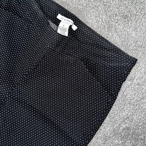 Printed Dress Pants Black Size 8