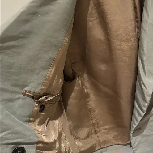 Helmut Lang  olive green cropped blazer