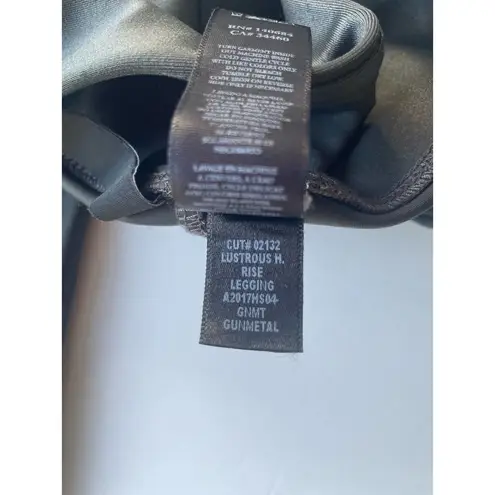 Koral Lustrous High Rise Athletic Leggings Gunmetal Size Small