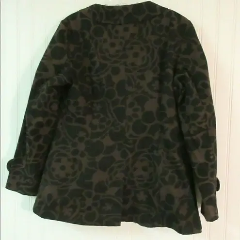 Mac & Jac jacket black & brown sz 10 Black