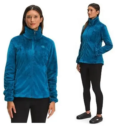 The North Face - Osito Fleece Jacket in Teal Blue- Size Medium