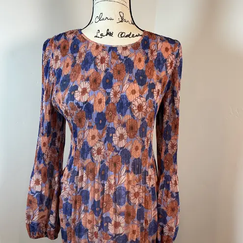 Wilfred Daydreamer Mini Dress Pleated Long Sleeve Party Women's