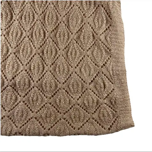 Circle Infinity Women’s Scarf Pink Chevron Knit Winter Layering Cozycore Hygge Size OS