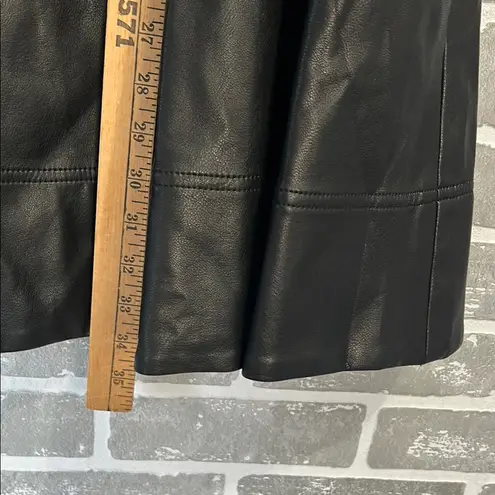 Maeve Faux Leather Wrap Mini Dress SOLD OUT ONLINE EUC