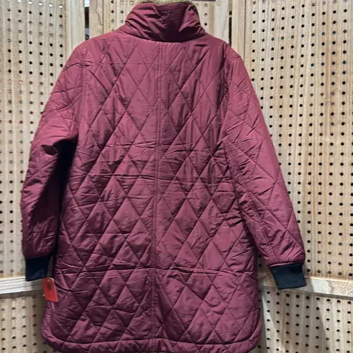Weatherproof Women's Navy Quilted Puffer Coat