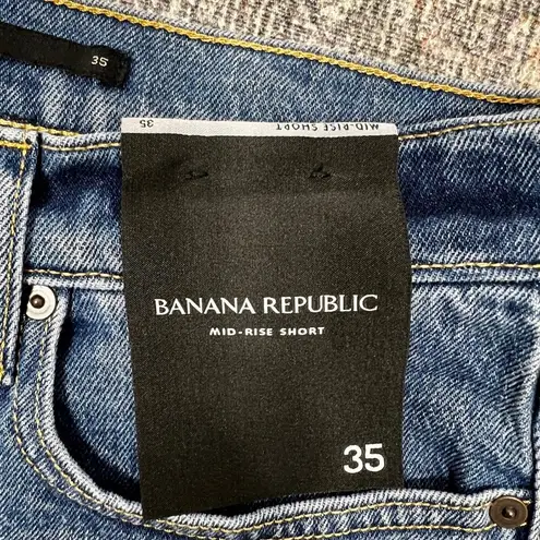 Banana Republic  Premium Denim Jean Shorts Women's Plus Size 20/35" Stretch NWOT