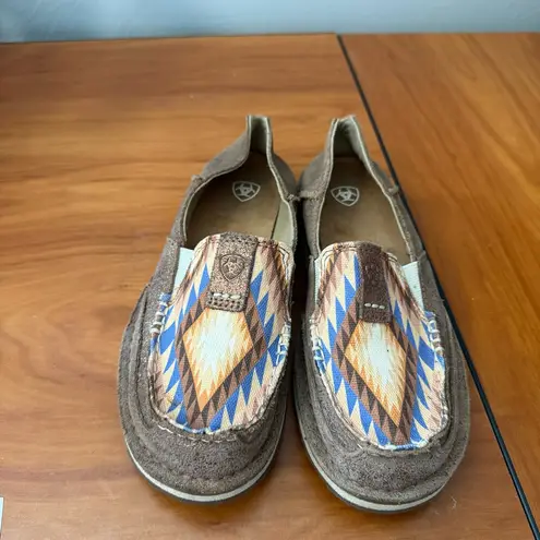 Ariat  Ladies Blanket Print Metallic Bronze Slip On Cruiser Shoe Flat‎ 10044528