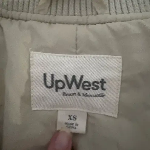 UpWest Sherpa Bomber Jacket Oversized Size XS EUC