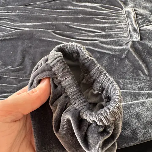 easel Velvet Tunic Top 2X Gray Long Sleeve Whimsigoth Boho Fall Comfy Relaxed