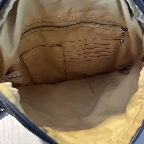 Baggallini Gray Sling Bag Crossbody Purse Tote Pockets Packable Adjustable