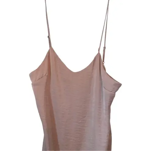 Stillwater  Slip Dress Blush Nude Satin Size Medium