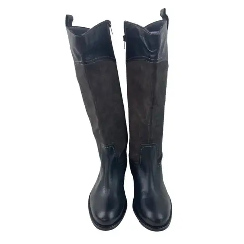 Seychelles * Boots Women’s Size 9 Charcoal Gray Suede Tall Riding Suede & Leather