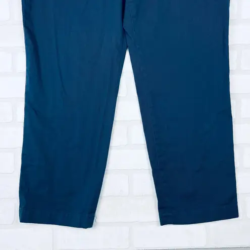 Pendleton Women's Blue Cropped Pants Size 14 Straight Leg Casual